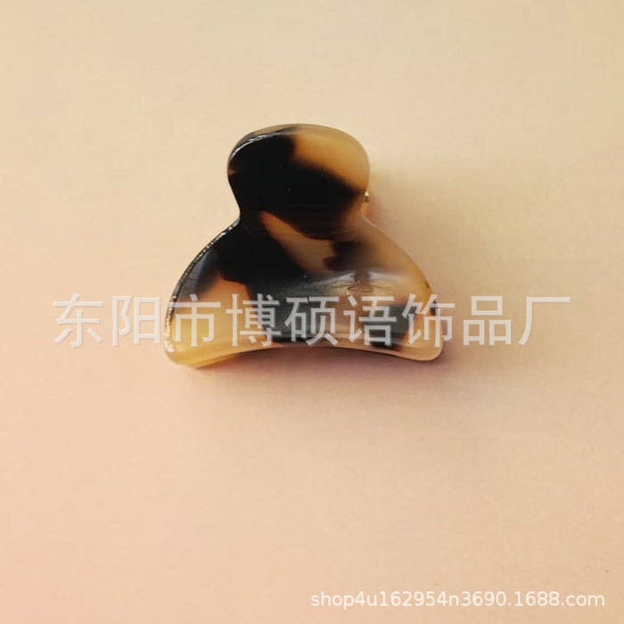 Wholesale Amazon hair clip high-end exquisite side clip back of the head mini bear leopard print hair clip