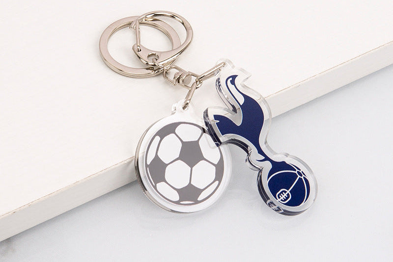 Wholesale Acrylic Keychain with Badge Fashion Accessory for Fans
