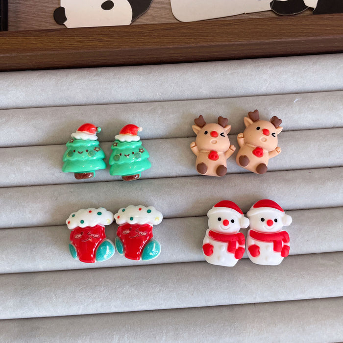 Wholesale Christmas Cartoon Cute   Earrings