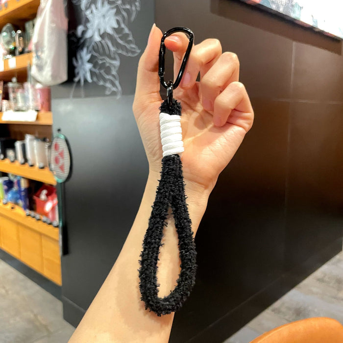 Wholesale Plush Braided Keychain with Colorful Tassel Fashion Phone Strap MOQ≥2