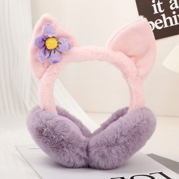 Wholesale Earmuffs Plush Cute Cartoon Ear Warmer Ear Defenders Foldable (M) JDC-EF-ZaoM008