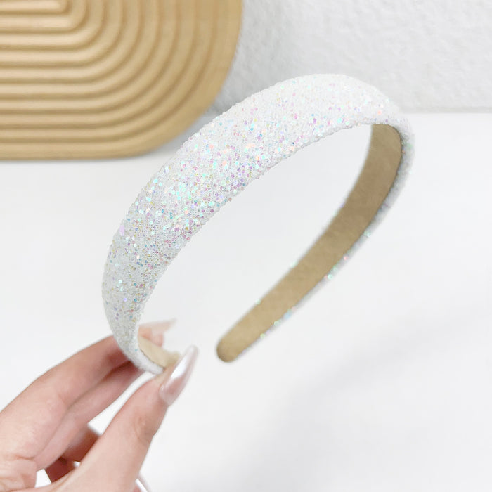 Wholesale Sequins Fabric Headband JDC-HD-ChaoXuan009