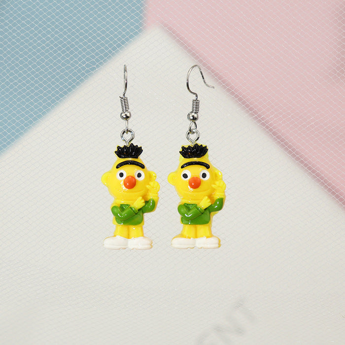 Wholesale Cartoon Funny Figure Earrings JDC-NS-NiQing001