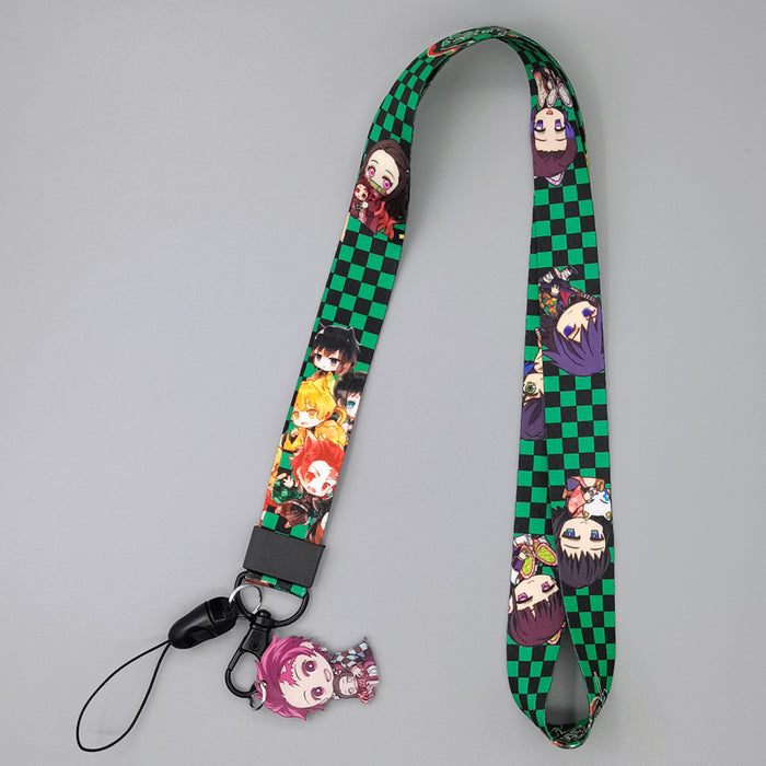 Wholesale Cartoon Lanyard Keychains Removable Wrist Strap