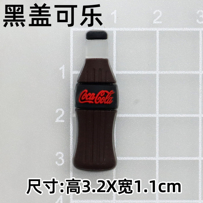 Wholesale 10pcs Soft rubber briquette elf silicone patch slippers buckle headset phone case airbag bracket refrigerator sticker accessories