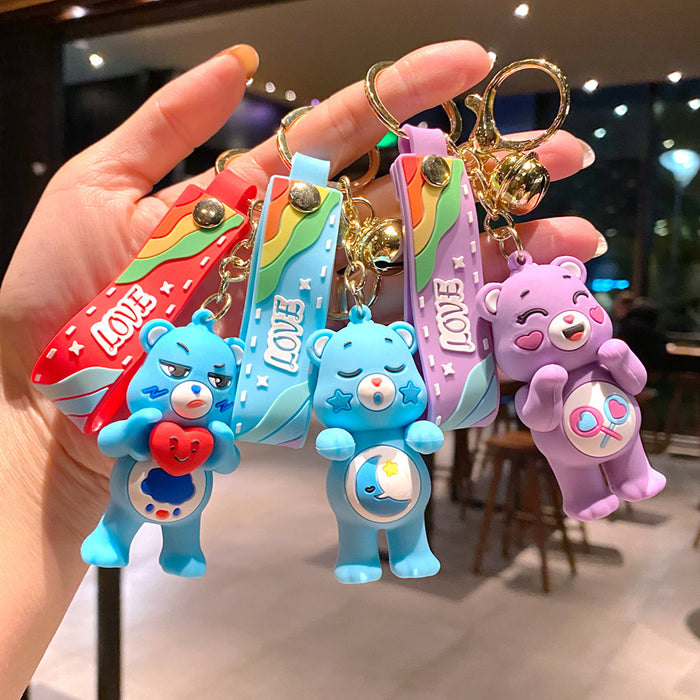 Wholesale Drip Glue Cartoon Doll Keychain JDC-KC-Gongz052