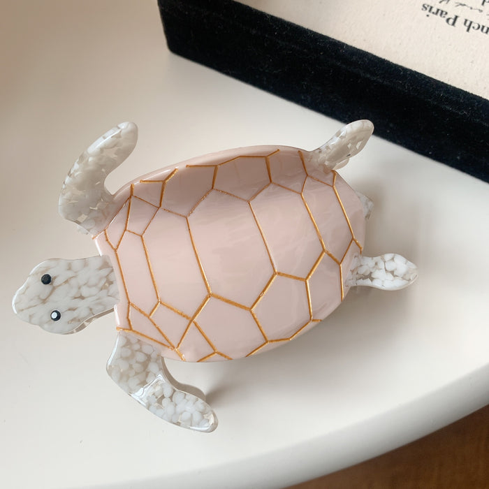 Wholesale Ocean Series Turtle Acetic Acid Grab Hair Clip Tail Clip Niche High-end Touched Hair Accessories Hairpin Shark Clip Women