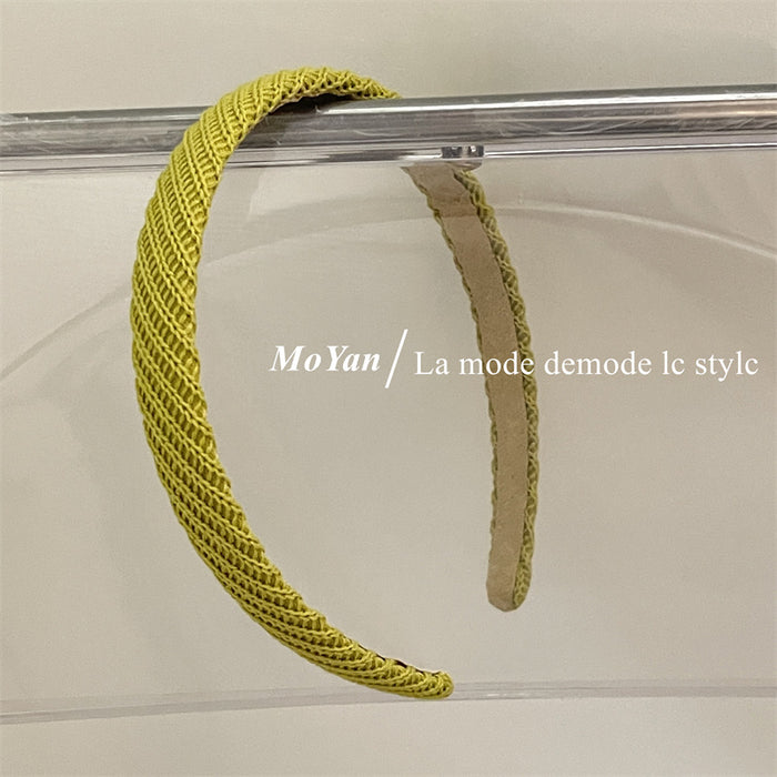 Wholesale Wool twill female temperament headband hair grottoes headdress hairpin