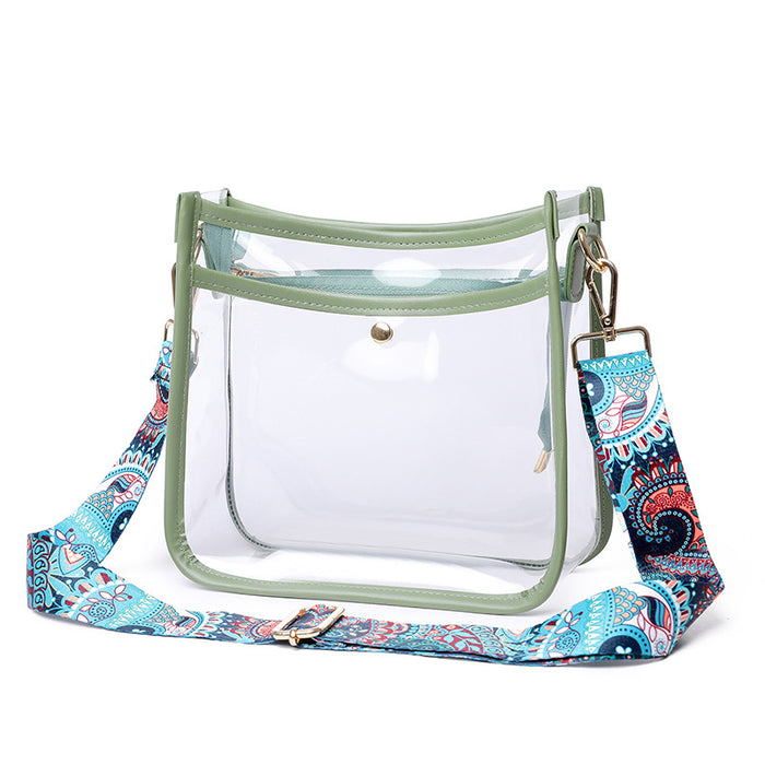 Wholesale PVC Transparent Tote Shoulder Bag JDC-SD-YouYJ005