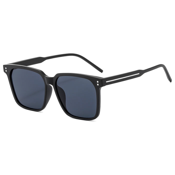 Wholesale Large frame sunglasses with UV protection, outdoor sunshade, rice studs, fashionable and personalized sunglasses