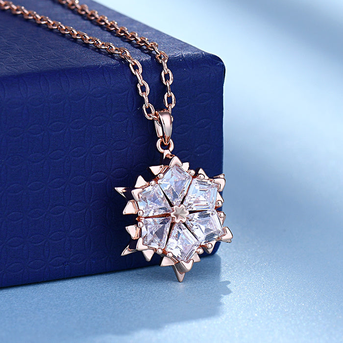 Wholesale Crystal Star Pendant Necklace with Chain Fashion Jewelry
