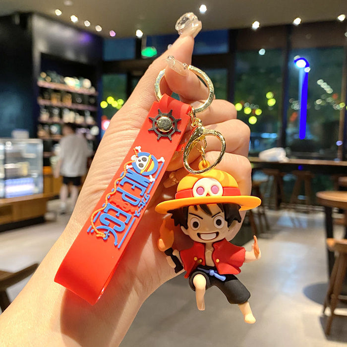 Wholesale Metal Keychain Cartoon Anime Cosplay Bag Charm Gift for Car Key Accessory MOQ≥2