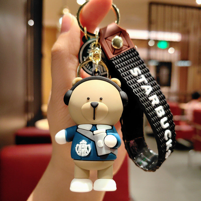 Wholesale PVC Cartoon Doll Keychain JDC-KC-Aile001