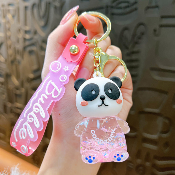 Wholesale Cartoon Acrylic Oil Keychain JDC-KC-YanG037