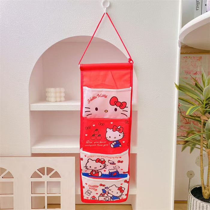 Wholesale Cute Wall Multi Grid Storage Bag, Rear Door Storage Bag, Miscellaneous Storage Bag