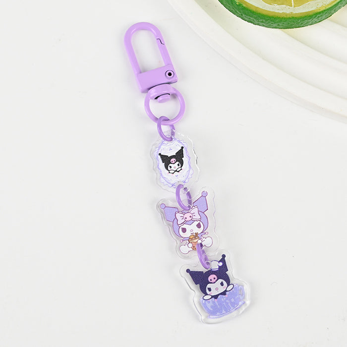 Wholesale Cute Cartoon Acrylic Keychain JDC-KC-XBK002