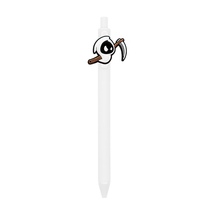 Wholesale  Ghost Polka Dot PVC Soft Gel Retractable Ballpoint Pen MOQ≥10