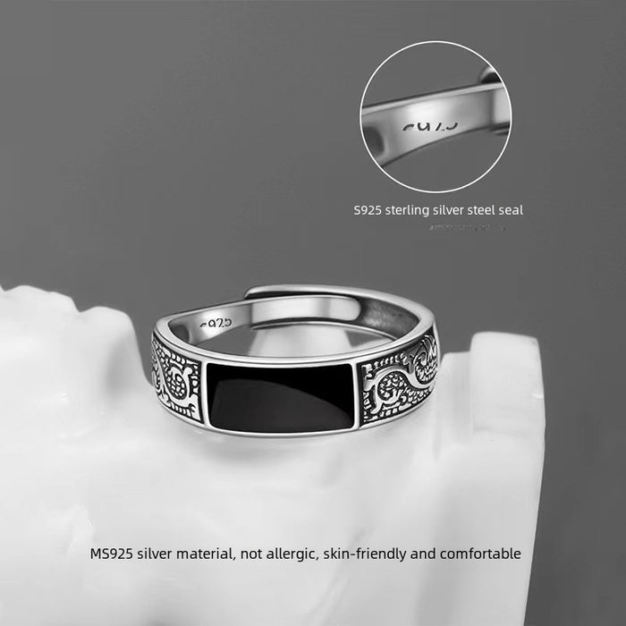 Wholesale Pure silver ring versatile, high-end, niche open-end ring