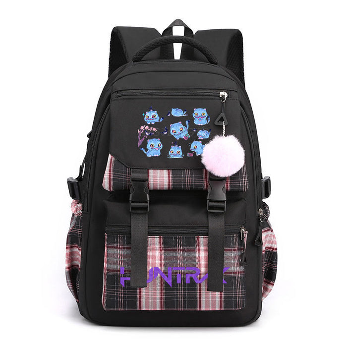 Wholesale  Kpop Printed School Bag Junior High School Large Capacity Backpack