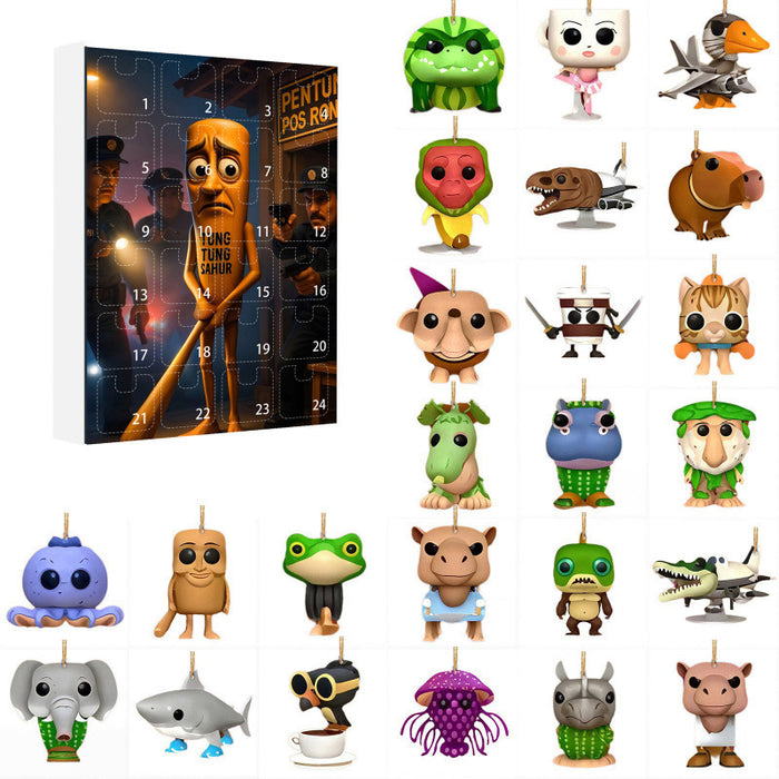 Wholesale Acrylic flat pendant Tung Tung Tung