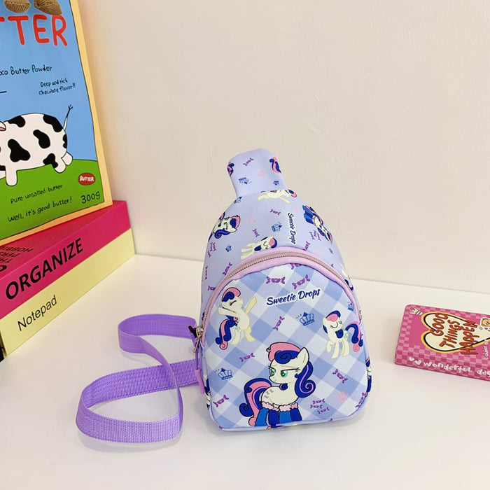 Wholesale Cartoon fashion backpack, children's trendy cute single shoulder crossbody bag, chest bag