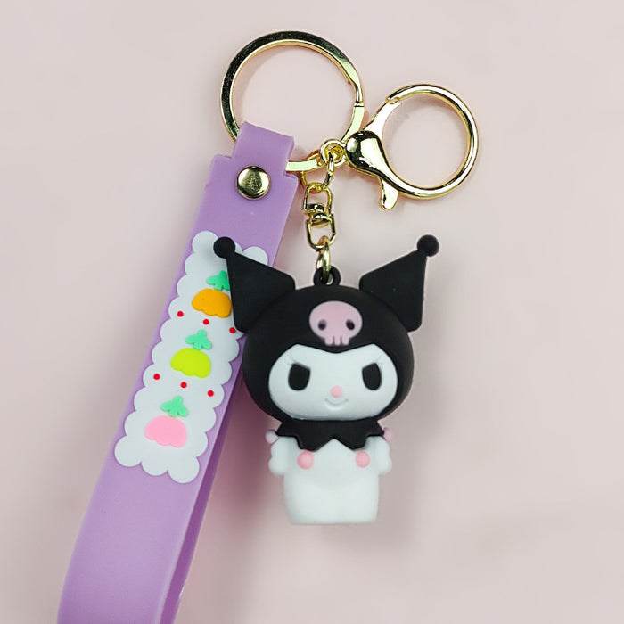 Wholesale Cartoon Doll Silicone Keychain JDC-KC-Tingm204