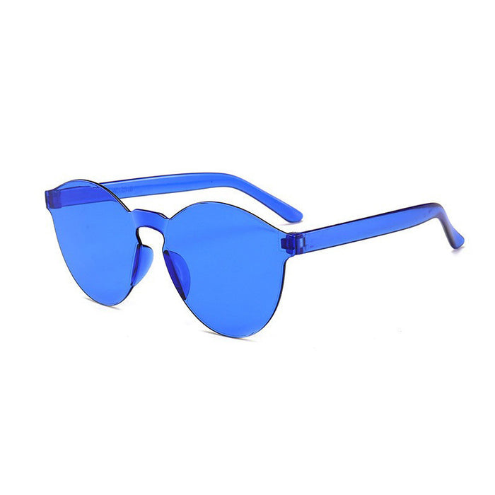 Wholesale Glasses Fashion Sunglasses Transparent Integrated Frameless Sunglasses