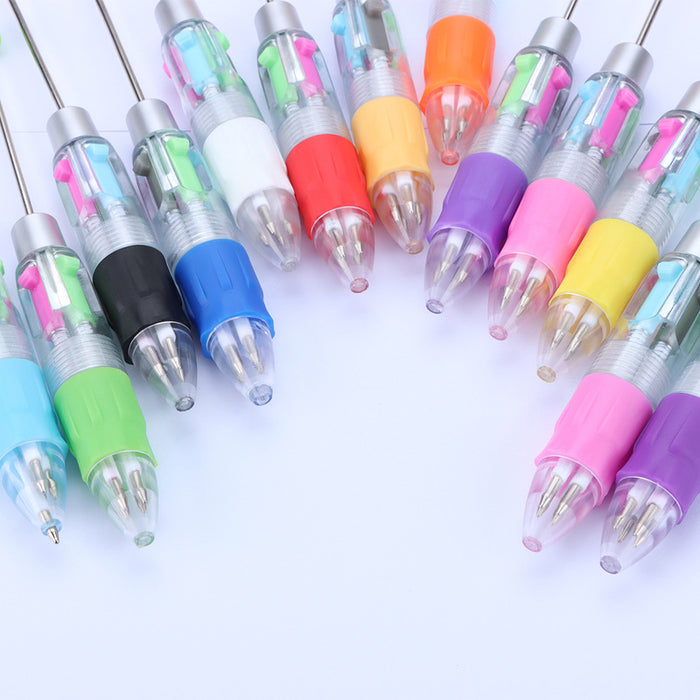 Wholesale DIY for Beaded Plastic Pen Beadable Pens Multi Color Refills JDC-PN-JinBN002