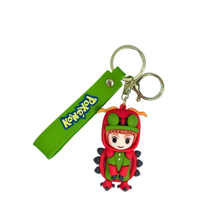 Wholesale PVC Cartoon Doll Keychain JDC-KC-BaoDou005