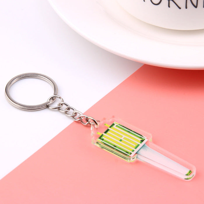 Wholesale Idol Acrylic Double Sided Transparent Keychain JDC-KC-RuiYuan002