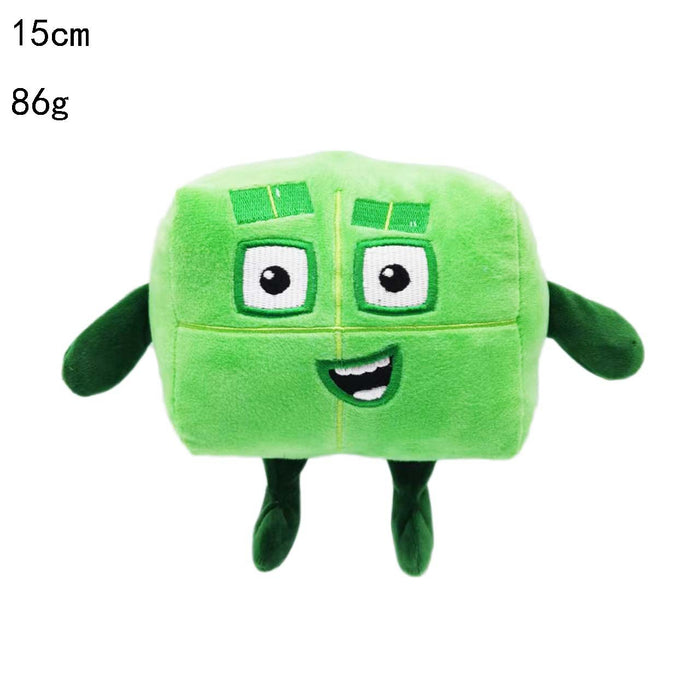 Wholesale Doll Number blocks digital building blocks plush toys early childhood education doll