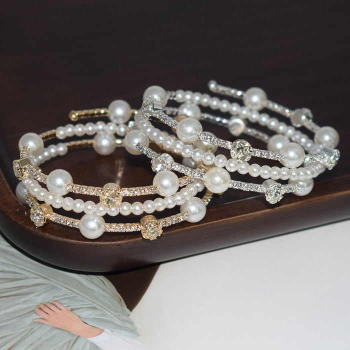Wholesale Diamond Pearl Bracelet