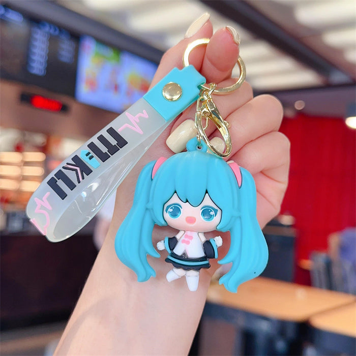 Wholesale Cartoon Cute Pvc Doll Keychain JDC-KC-YueW008