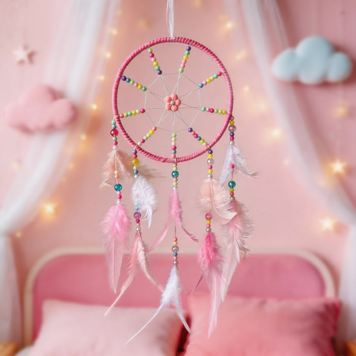 Wholesale Handmade Stainless Iron Dreamcatcher Princess Style Wall Hanging Decorative Accent MOQ≥2
