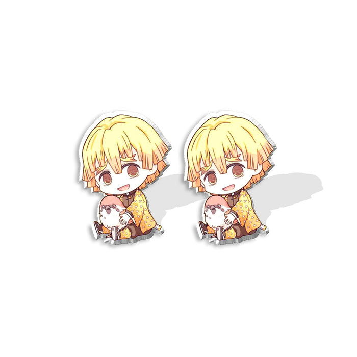 Wholesale Cartoon Heat Shrink Earrings