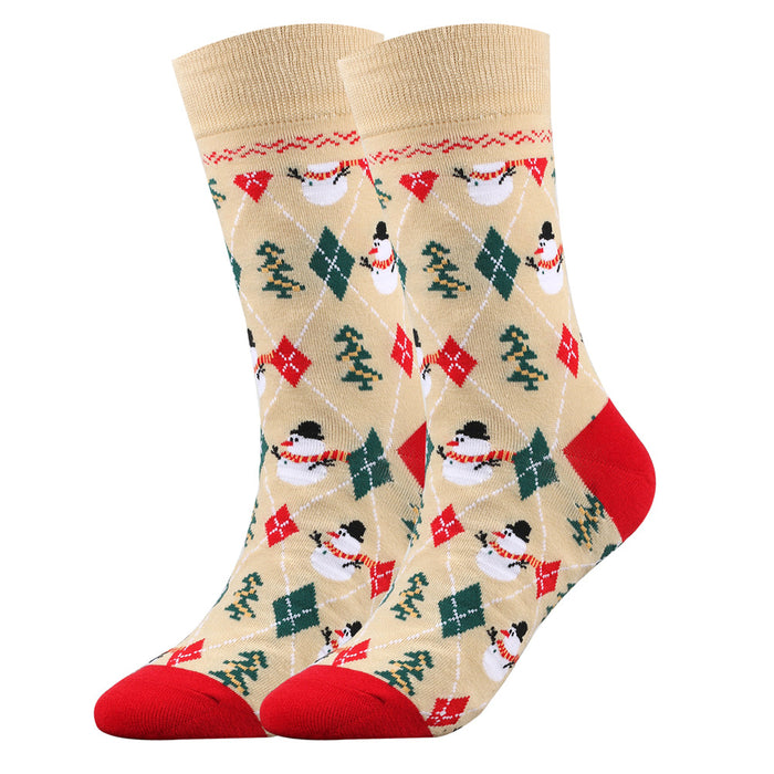 Wholesale Christmas Cotton Socks JDC-SK-XQ037