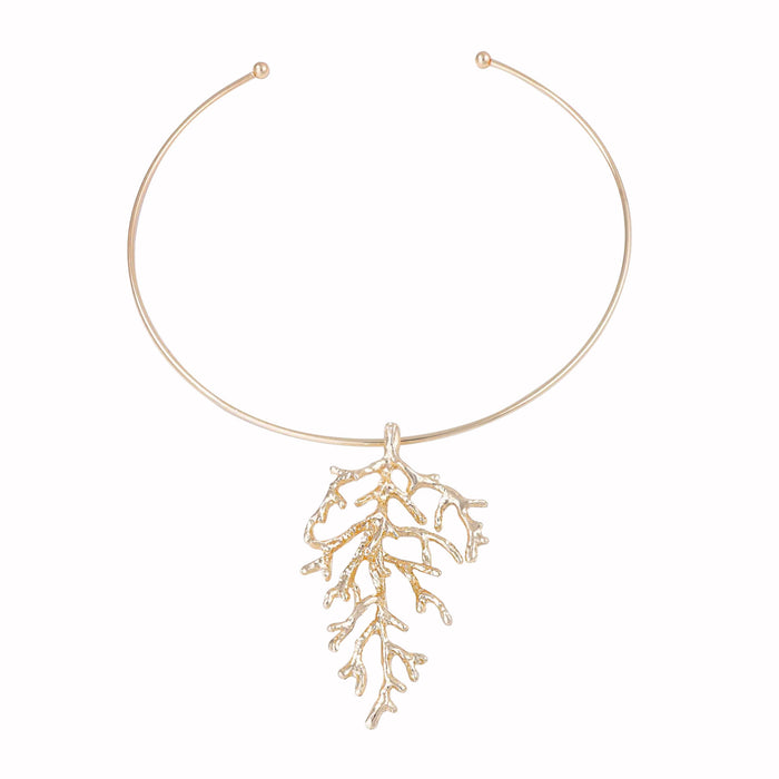 Wholesale Alloy Coral Pendant Collar All-match Light Luxury Women's Style