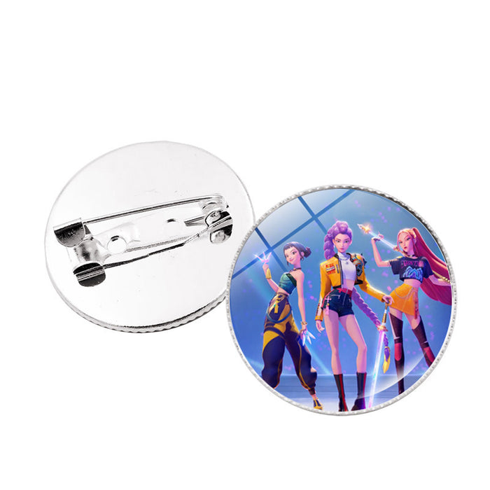 Wholesale Versatile safety pin brooch for bags and clothing accessories