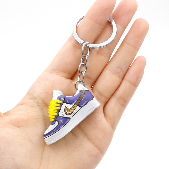 Wholesale PVC Shoe Model Keychain JDC-KC-QLPing004