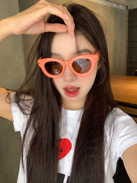 Wholesale Sunglasses Thick Frame Red Sunglasses