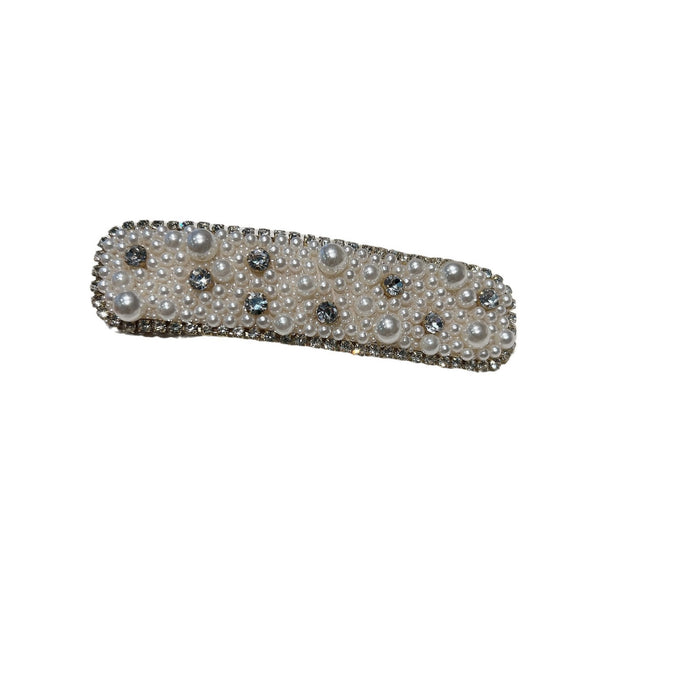 Wholesale Pearl Rhinestone hairpin clip side bangs hairpin headdress for women