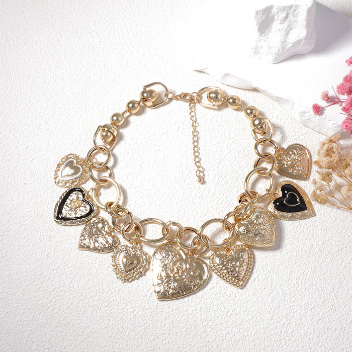 Wholesale chain alloy love pendant casual women's necklace