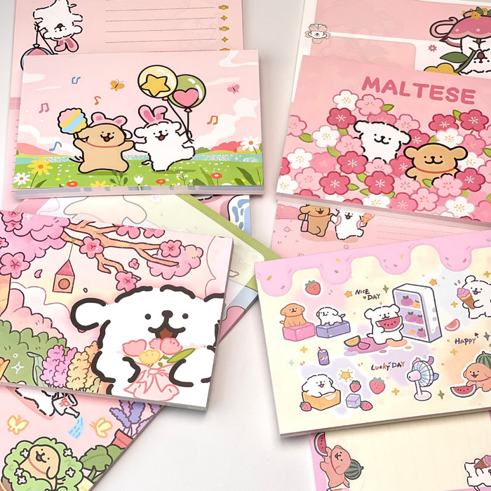Wholesale Stylish B5 Cartoon Notebook Cute Dog Design with Full-Color Pages