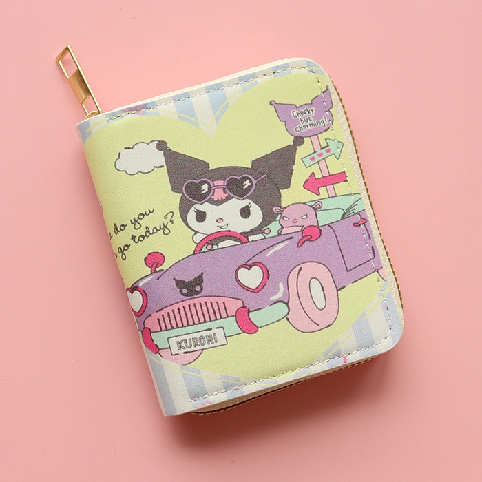 Wholesale PU Cartoon Printing Zipper Coin Purse JDC-WT-Jumei003