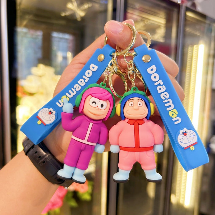 Wholesale PVC Cartoon Doll Keychain JDC-KC-WuYi118