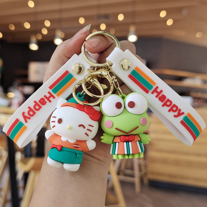 Wholesale Cartoon Doll Silicone Keychain (S) JDC-KC-ZhuoRan006