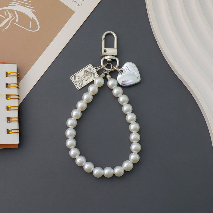 Wholesale Vintage Square Figure Love Pendant Mobile Phone Lanyard Small