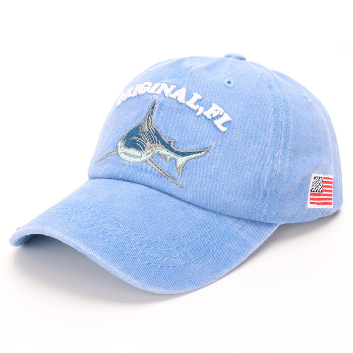 Wholesale Hat women's versatile retro baseball cap men's high-end feel foreign trade washed denim duckbill cap