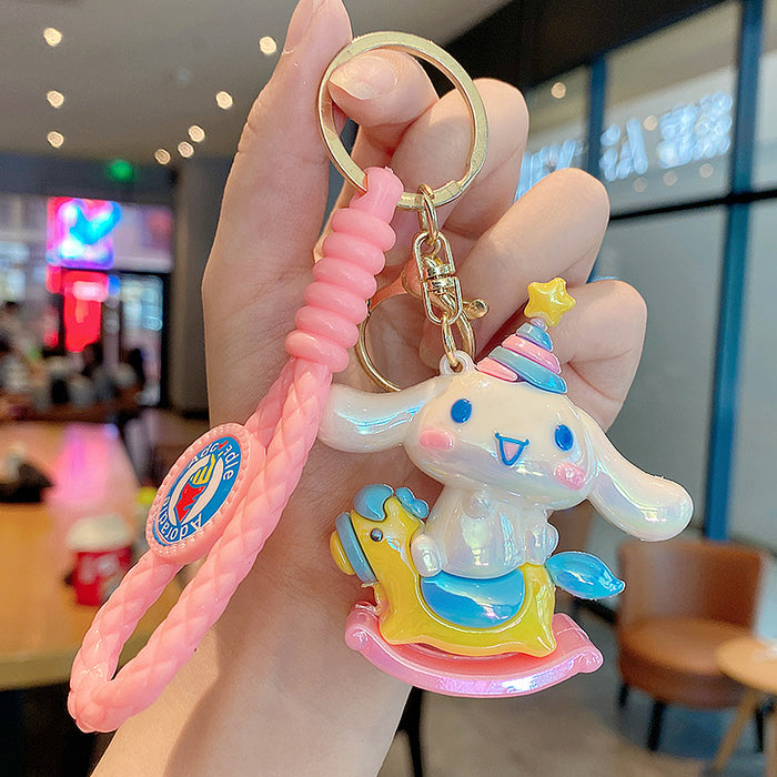 Wholesale Cute Kitten Plated Keychain
