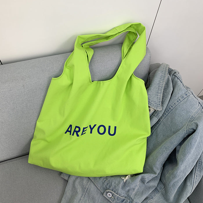 Wholesale Niche canvas bag, letter bag, shoulder bag